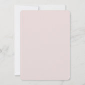 Invitation Aquarelle classique en or bordeaux Mariage floral (Dos)