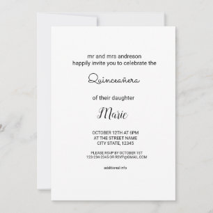 Invitation Aquarelle colorée ajouter votre nom texte modifiab
