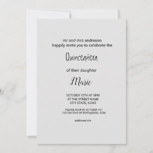 Invitation Aquarelle colorée ajouter votre nom texte modifiab