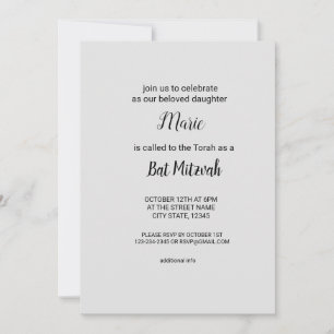 Invitation Aquarelle colorée ajouter votre nom texte modifiab