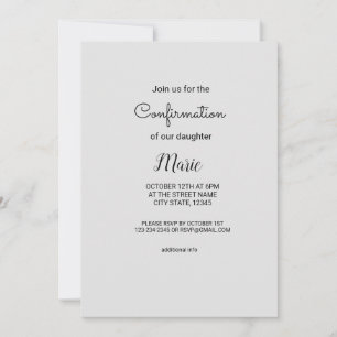 Invitation Aquarelle colorée ajouter votre nom texte modifiab