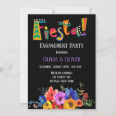 Invitation Aquarelle colorée Fiesta Florale Fiesta (Devant)