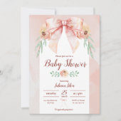 Invitation Aquarelle Coquette Bow (Devant)