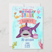 Invitation Aquarelle coupe Birthday Sharthday Party (Devant)