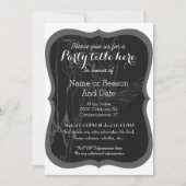 Invitation Aquarelle crâne de bélier géométrique (Devant)