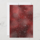 Invitation Aquarelle crâne de Noël (Dos)