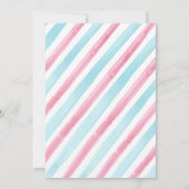 Invitation Aquarelle Crème glacée Panier Baby Genre Revela (Dos)