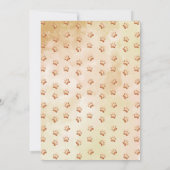 Invitation Aquarelle Cute Dinosaure Hatching Bientôt Baby sho (Dos)