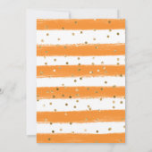 Invitation Aquarelle Cute Floral Fox Baby shower (Dos)