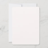 Invitation Aquarelle Cute Floral Meadow Fête des mariées (Dos)