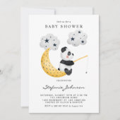 Invitation Aquarelle Cute Panda Twinkle Baby shower Twinkle (Devant)