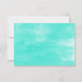 Invitation Aquarelle d'aqua moderne Serez-vous ma servante (Dos)