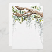 Invitation aquarelle de basse country (Devant / Derrière)