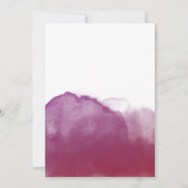 Invitation Aquarelle de Bourgogne - Dégustation de vins (Dos)