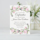 Invitation Aquarelle de confirmation (Debout devant)