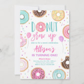 Invitation Aquarelle de croissance de beigne Notre douce fill (Devant)