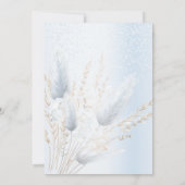 Invitation Aquarelle de fête d'anniversaire classique pousset (Dos)