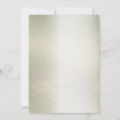 Invitation Aquarelle de fête d'anniversaire Golden Eucalyptus (Dos)