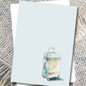 Invitation Aquarelle de fin d'adieu se dérobe fête