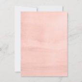 Invitation Aquarelle de forêt Végétation Fée Premier annivers (Dos)