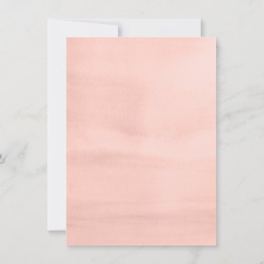 Invitation Aquarelle de forêt Végétation Fée Premier annivers (Dos)