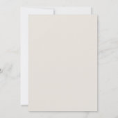 Invitation Aquarelle de la partie d'engagement Semé Eucalyptu (Dos)