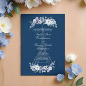 Invitation Aquarelle de la Tour Eiffel Mariage de la Marine F