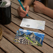 Invitation Aquarelle de Machu Picchu Pérou