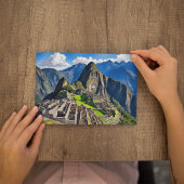 Invitation Aquarelle de Machu Picchu Pérou