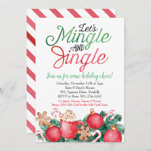 Invitation Aquarelle de Mingle et Jingle