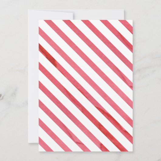 Invitation Aquarelle de Mingle et Jingle (Dos)