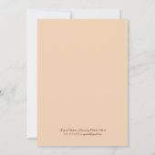 Invitation Aquarelle de moisson Splendor Thanksgiving (Dos)