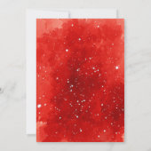 Invitation Aquarelle de Noël (Dos)