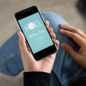 Invitation Aquarelle de vacances Sable Turquoise Dollar QR Co