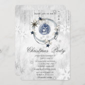 Invitation Aquarelle Décorations de Noël (Devant / Derrière)