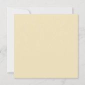 Invitation Aquarelle d'été Floral Jaune Fête des mariées (Dos)