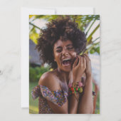 Invitation Aquarelle d'été Tropical Floral Graduation Party (Dos)