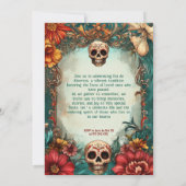 Invitation 💀 🎉 Aquarelle Día de Muertos (Dos)