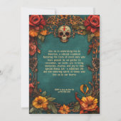 Invitation 💀 🎉 Aquarelle Día de Muertos (Dos)
