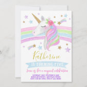 Invitation Aquarelle d'invitation d'anniversaire (Devant)