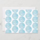 Invitation Aquarelle Donut premier anniversaire Sweet Party B (Dos)
