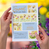 Invitation Aquarelle douce comme peut être baby shower mignon