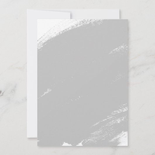 Invitation Aquarelle douce Fête des mariées Rose poussiéreuse (Dos)