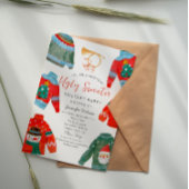 Invitation Aquarelle Douleur moche fête de vacances