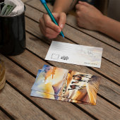 Invitation Aquarelle du désert du Sahara