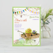 Invitation Aquarelle du Garden Party (Debout devant)