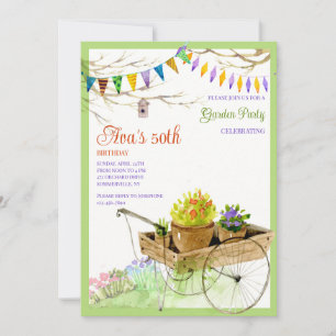 Invitation Aquarelle du Garden Party