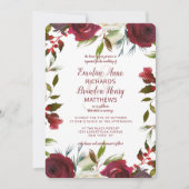 Invitation Aquarelle du manoir Mistletoe Mariage frontalier d (Devant)
