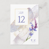 Invitation Aquarelle du Mariage fleur sauvage n° de tableau P (Devant)