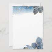 Invitation Aquarelle Dusty Blue Nursing School Graduation (Dos)